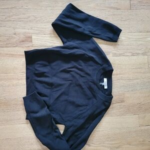 Lucy Paris Charcoal Knit Top